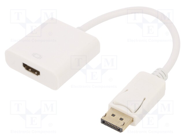 Adapter; DisplayPort 1.1; DisplayPort plug,HDMI socket; 0.1m