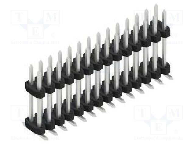 Connector: pin strips; pin header; male; PIN: 28; 2mm; SMT; 2x14