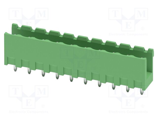 PCB headers, nominal cross section: 2.5 mm?, color: green, n