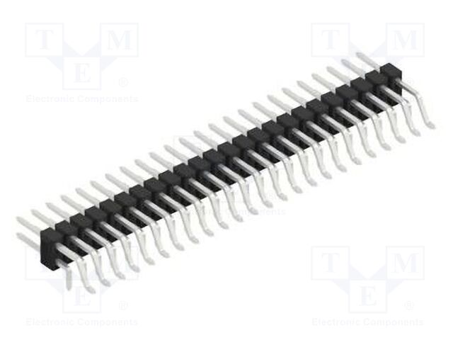 Connector: pin strips; pin header; male; PIN: 48; 2.54mm; SMT,THT