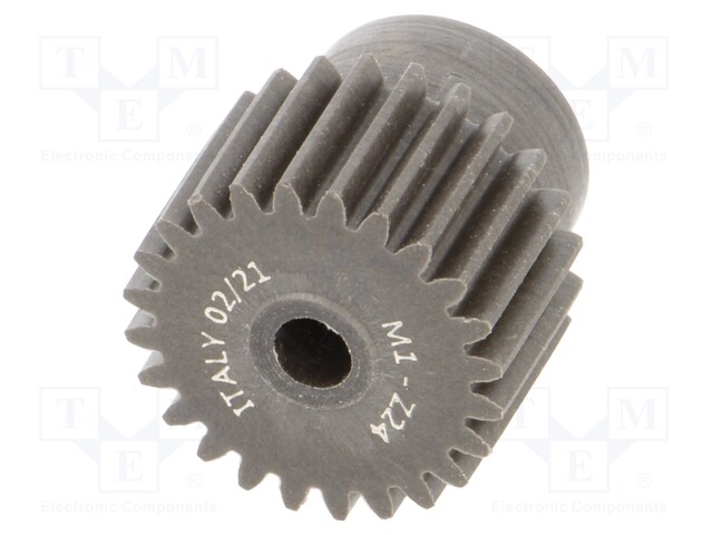 Spur gear; whell width: 25mm; Ø: 26mm; Number of teeth: 24; ZCL