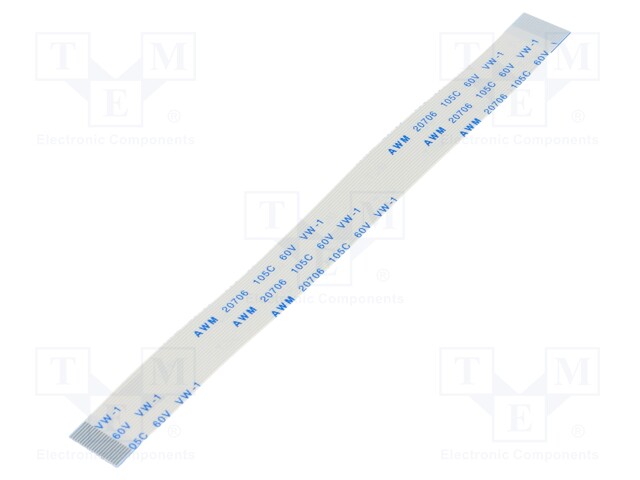 FFC cable; Cores: 20; Cable ph: 0.5mm; contacts on the same side