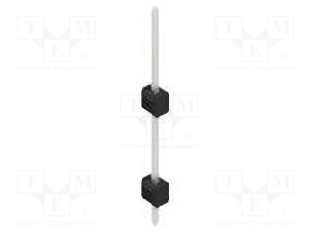 Connector: pin strips; pin header; male; PIN: 1; 2.54mm; THT; 1x1