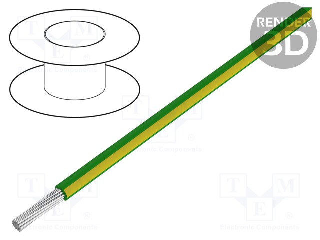 Wire; C(RU) AWM I A/B FT1,UL AWM 11028; stranded; Cu; 1mm2; MPPE