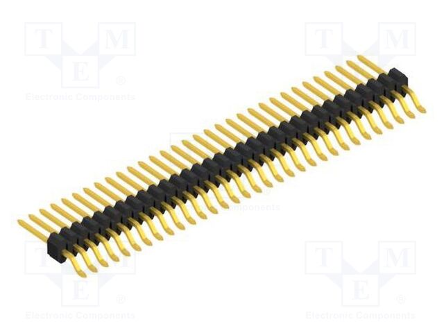 Connector: pin strips; pin header; male; PIN: 32; 1.27mm; SMT; 1x32