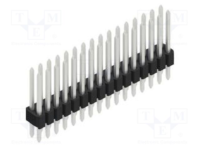 Connector: pin strips; pin header; male; PIN: 32; 1.27mm; THT; 2x16