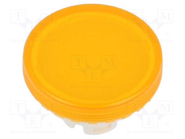 Actuator lens; 22mm; 84; Colour: yellow transparent; Mat: plastic
