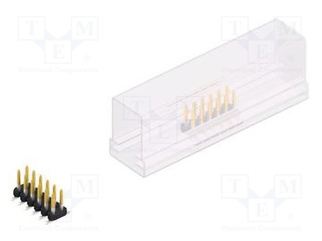 Connector: pin strips; pin header; male; PIN: 12; 2mm; SMT; 2x6; 100V