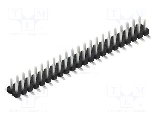 Connector: pin strips; pin header; male; PIN: 44; 2.54mm; SMT; 2x22