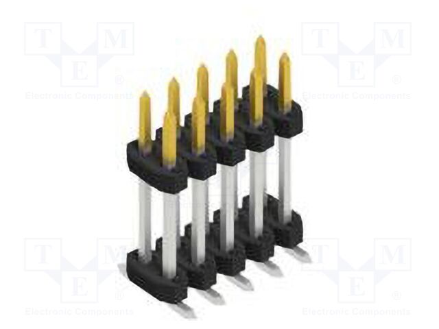 Connector: pin strips; pin header; male; PIN: 10; 2mm; SMT; 2x5; 100V
