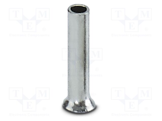 Tip: bootlace ferrule; non-insulated; copper; 0.25mm2; tinned