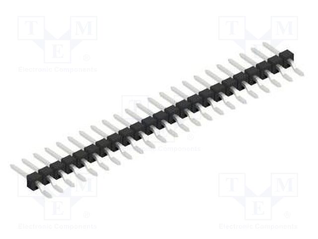Connector: pin strips; pin header; male; PIN: 23; 2.54mm; SMT; 1x23