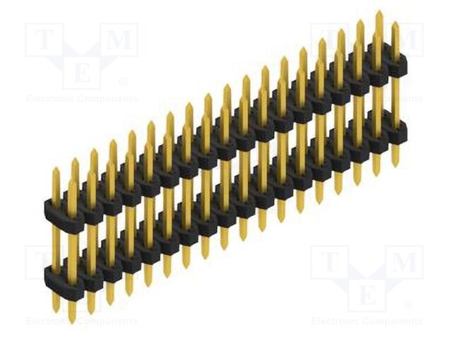 Connector: pin strips; pin header; male; PIN: 36; 2mm; THT; 2x18