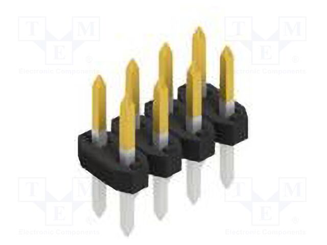 Connector: pin strips; pin header; male; PIN: 8; 2mm; THT; 2x4; 100V