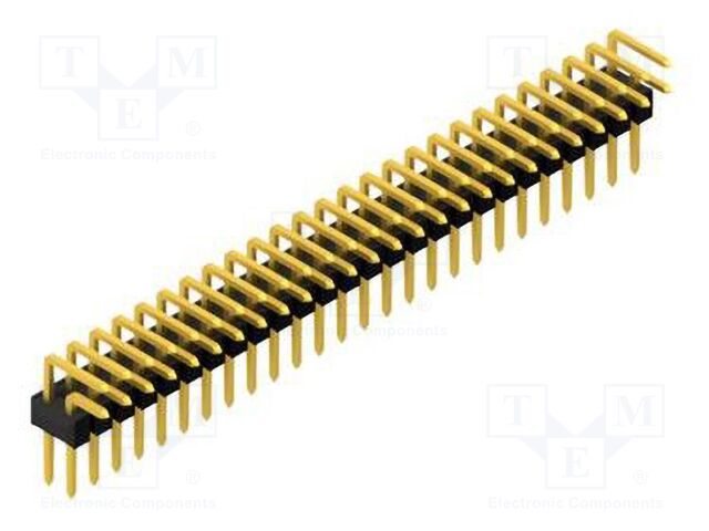 Connector: pin strips; pin header; male; PIN: 52; 2.54mm; THT; 2x26