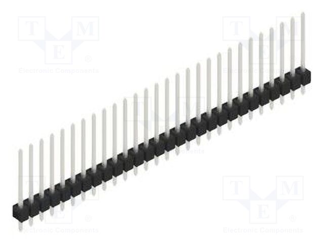 Connector: pin strips; pin header; male; PIN: 28; 2.54mm; THT; 1x28
