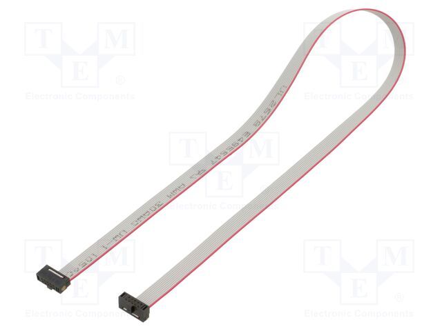 Ribbon cable with IDC connectors; Tape ph: 0.64mm; 355.6mm