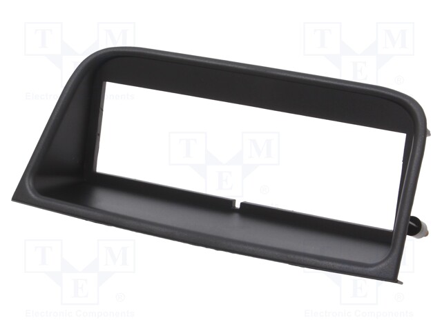 Radio mounting frame; Peugeot; 1 DIN; black