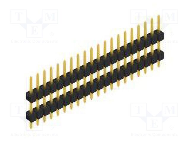 Connector: pin strips; pin header; male; PIN: 20; 2.54mm; THT; 1x20