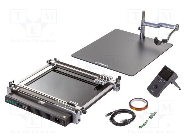 Preheater; 1.8kW; 360x277mm; 230VAC; 50÷250°C; ESD; Plug: EU