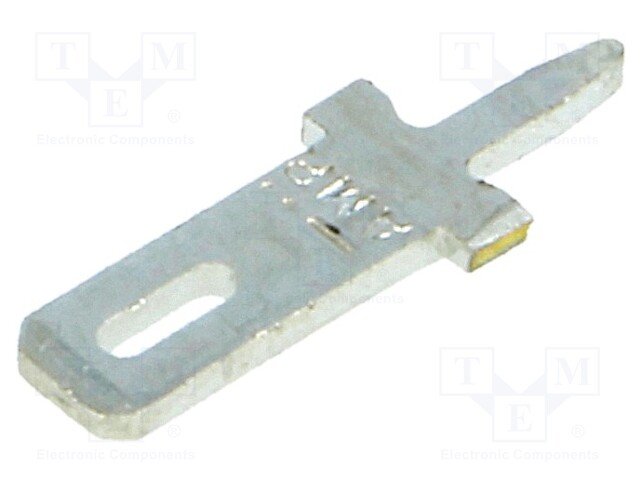 Terminal: flat; 2.8mm; 0.8mm; male; THT; tinned; straight
