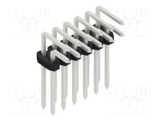 Connector: pin strips; pin header; male; PIN: 12; 2mm; THT; 2x6; 100V
