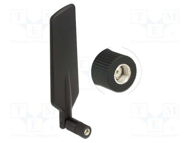 Antenna; Bluetooth,GSM,LTE,UMTS,inner,WiFi; black; RP-SMA; male