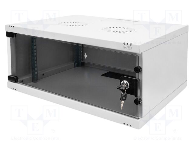 Enclosure: rack cabinet; Standard: 19"; SOHO; 4U; grey; Z: 241mm