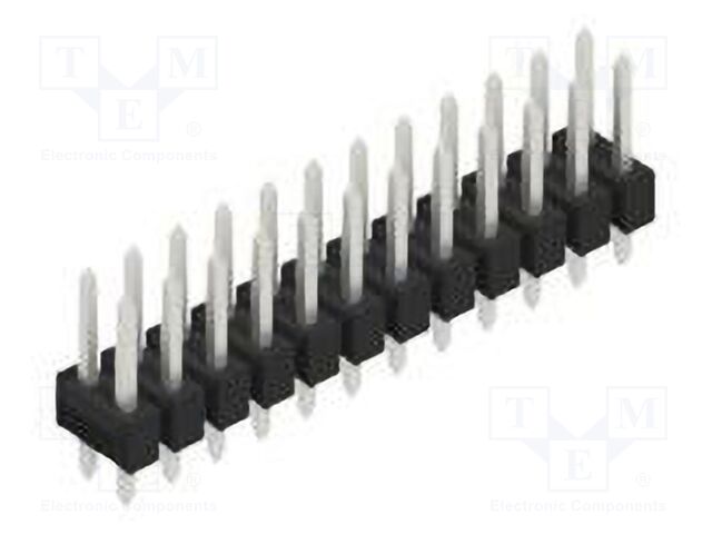 Connector: pin strips; pin header; male; PIN: 24; 2.54mm; THT; 2x12