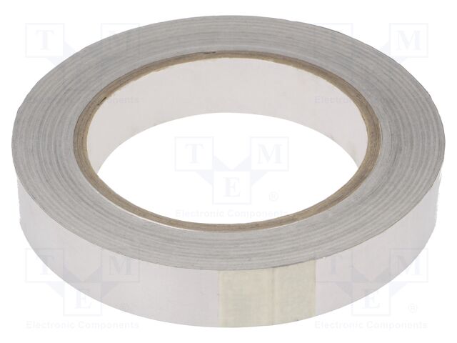Tape: shielding; W: 19mm; L: 33m; Thk: 0.078mm; acrylic conductive
