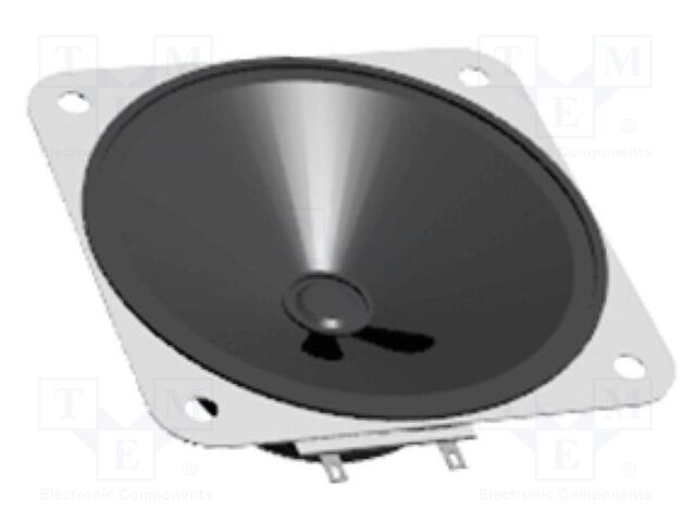 Loudspeaker; general purpose; 2W; 8Ω; 87x87x32.5mm; 17kHz; Ø: 87mm
