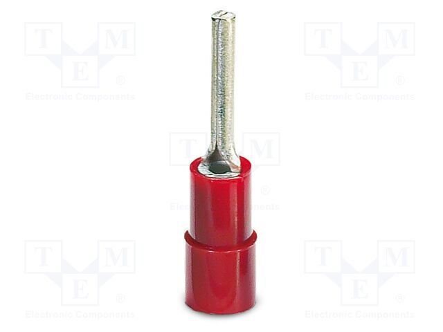 PA; insulated; Body: red; Tip: wire pin