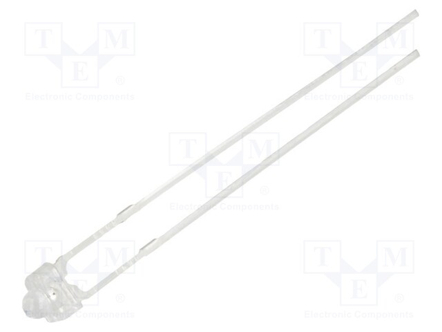 LED; 1.8mm; orange; 3000÷4000mcd; 30°; 1.8÷2.6V; Front: convex