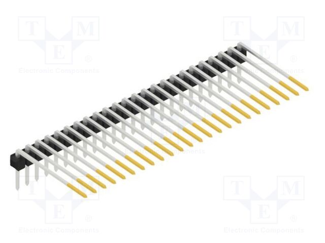 Connector: pin strips; pin header; male; PIN: 24; 2.54mm; THT; 1x24