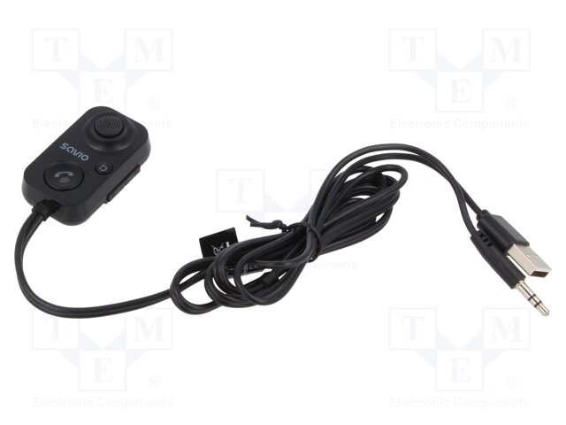 FM transmitter; black; Bluetooth 5.1; 1.2m