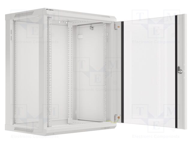 Enclosure: rack cabinet; Standard: 19"; 15U; grey; Z: 450mm; X: 600mm
