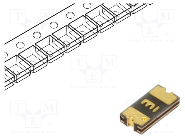 Fuse: PTC polymer; 350mA; 6VDC; PCB,SMT; 3.2x1.6mm; Case: 1206; PFNF