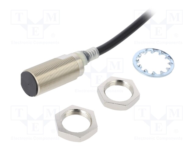 Sensor: inductive; Output conf: PNP / NO; 0÷14mm; 10÷30VDC; M18