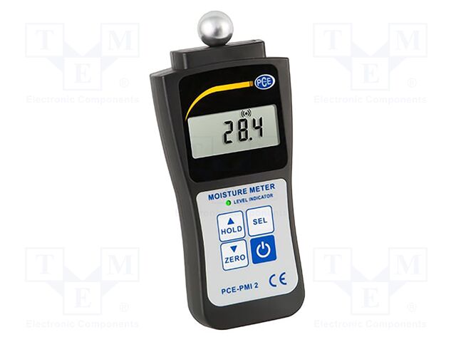 Hygrometer; LCD; Temp: max.50°C; 165x26x72mm