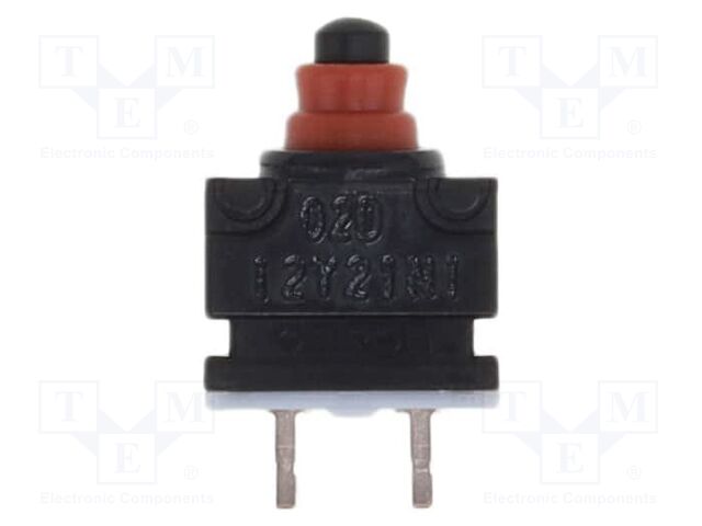 Microswitch SNAP ACTION; without lever; SPST-NC; 0.01A/13.5VDC