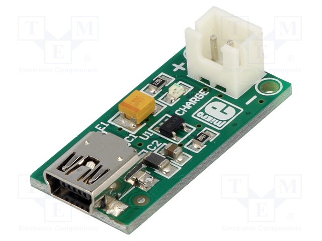 Multiadapter; USB B; Features: MCP73832; 4.2VDC; 500mA