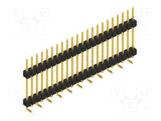 Connector: pin strips; pin header; male; PIN: 22; 2.54mm; SMT; 1x22