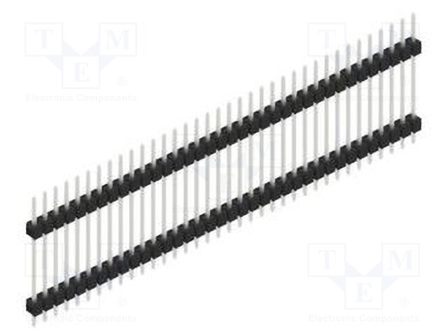 Connector: pin strips; pin header; male; PIN: 36; 2.54mm; THT; 1x36