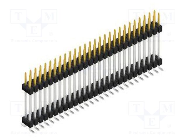 Connector: pin strips; pin header; male; PIN: 54; 2.54mm; SMT; 2x27