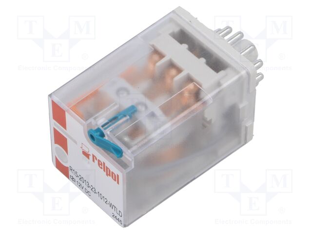 Relay: electromagnetic; 3PDT; Ucoil: 12VDC; Icontacts max: 10A