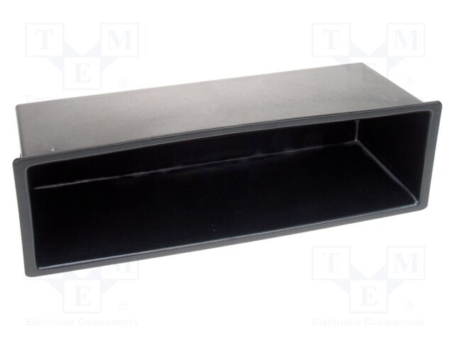 Radio box; universal; black; 59.9x188.6mm