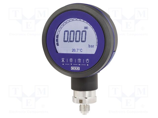 Digital pressure gauge; 0÷16bar; 4,5 digit (19999); 3.5mm; 0.5%