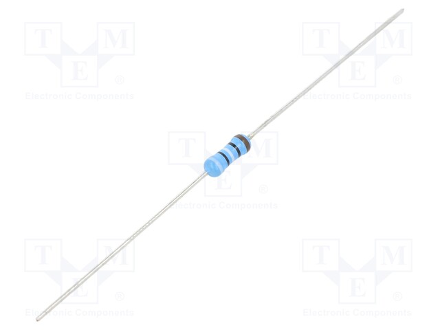 Resistor: thin film; THT; 909Ω; 600mW; ±5%; Ø2.5x6.5mm; 50ppm/°C
