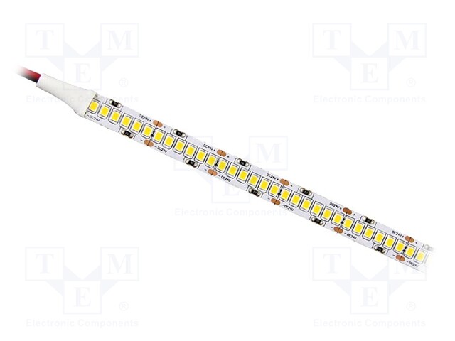 LED tape; white cold; 2835; 24V; LED/m: 120; 10mm; white PCB; IP20