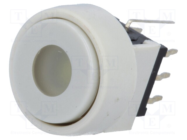 Switch: keypad; Pos: 2; DPDT; 0.1A/30VDC; white; Illumin: LED; white